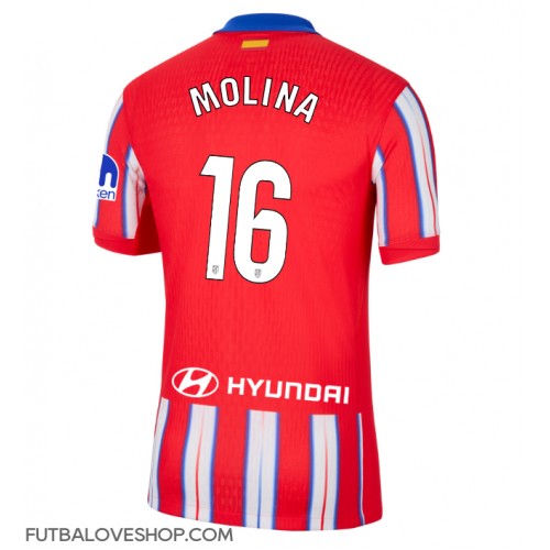 Dres Atletico Madrid Nahuel Molina #16 Domáci 2024-25 Krátky Rukáv